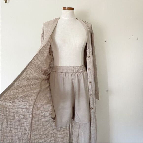Free People Cardigan Maxi Top with Shorts Set Size SP - Picture 2 of 7